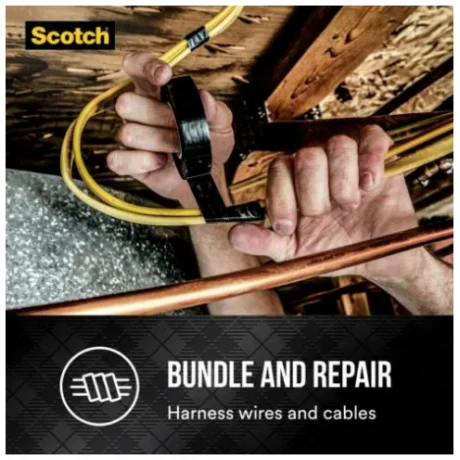 Изолационна лента Scotch 3M 700 0.18мм x 19мм 20м черна