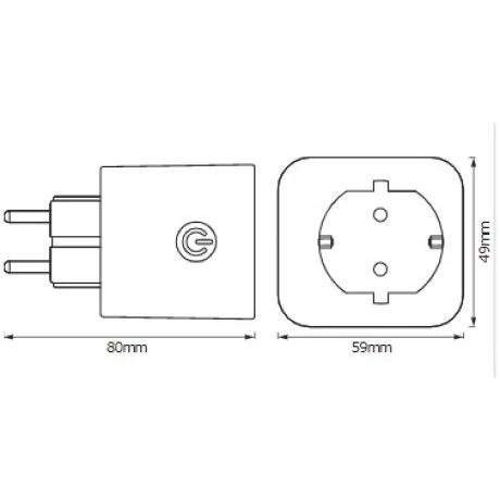 Радиоуправляем контакт SMART+ WIFI PLUG EU (4058075522800) LEDVANCE