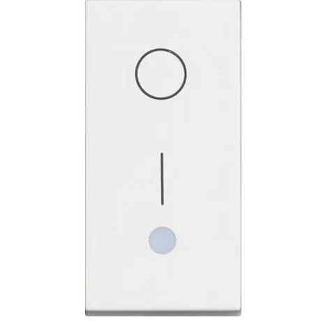 RW4002L BTICINO Бойлерен ключ 2P 1 мод. 16A с LED индикация цвят Бял Classia