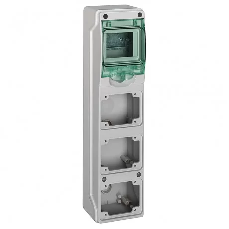Табло Kaedra  за щепсел и контакт 3 отвора 1 x 4 Модули 1 клемен блок 13152 SCHNEIDER ELECTRIC