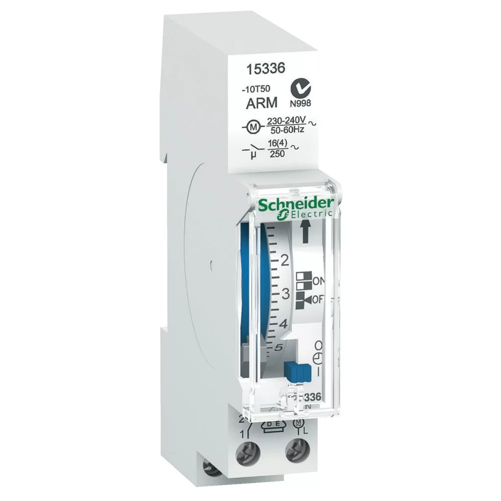 Механично времереле - Acti 9 - 24часа - 100часа с памет 16A 15336 SCHNEIDER ELECTRIC