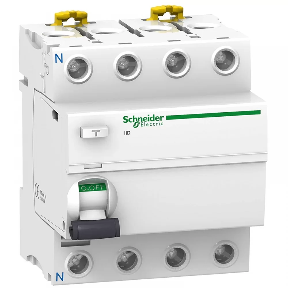 Дефектнотокова Защита  4P  63A  300mA  тип AC A9R44463 SCHNEIDER ELECTRIC