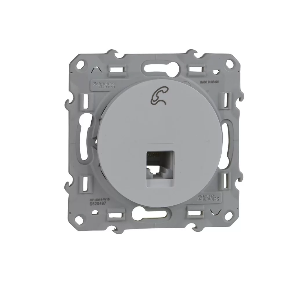 TV розетка RJ12 cat.3 бял Odace S520497 SCHNEIDER ELECTRIC