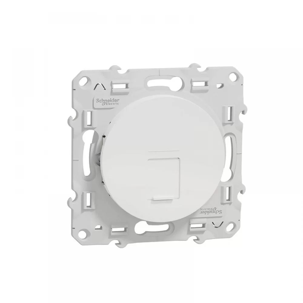 Розетка мрежова(интернет) 1 излаз RJ45 cat.6 STP бял Odace S520476 SCHNEIDER ELECTRIC