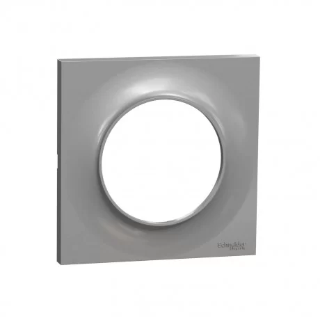 Единична рамка  алуминий Odace Styl S520702E SCHNEIDER ELECTRIC