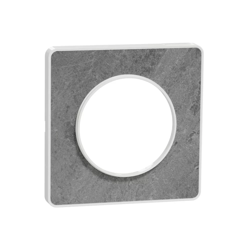 Единична рамка  морски камък Odace Touch S520802U SCHNEIDER ELECTRIC