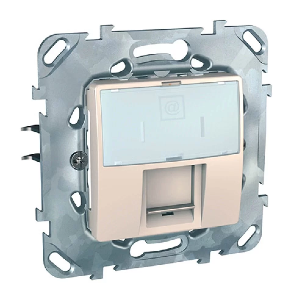 Розетка мрежова(интернет) RJ45 излаз 2m Cat.5e UTP слонова кост MGU50.411.25Z SCHNEIDER ELECTRIC