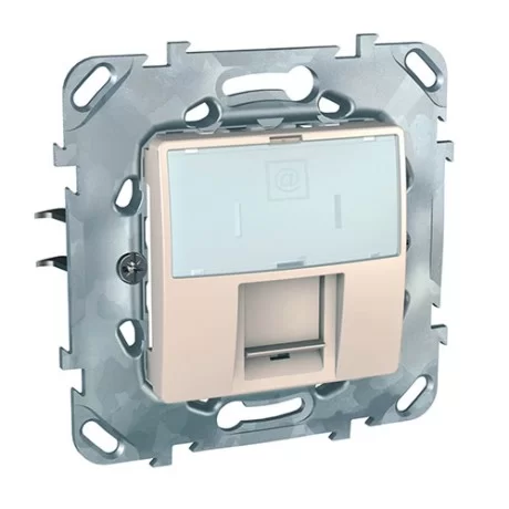 Розетка мрежова(интернет) RJ45 излаз 2m Cat.5e UTP слонова кост MGU50.411.25Z SCHNEIDER ELECTRIC