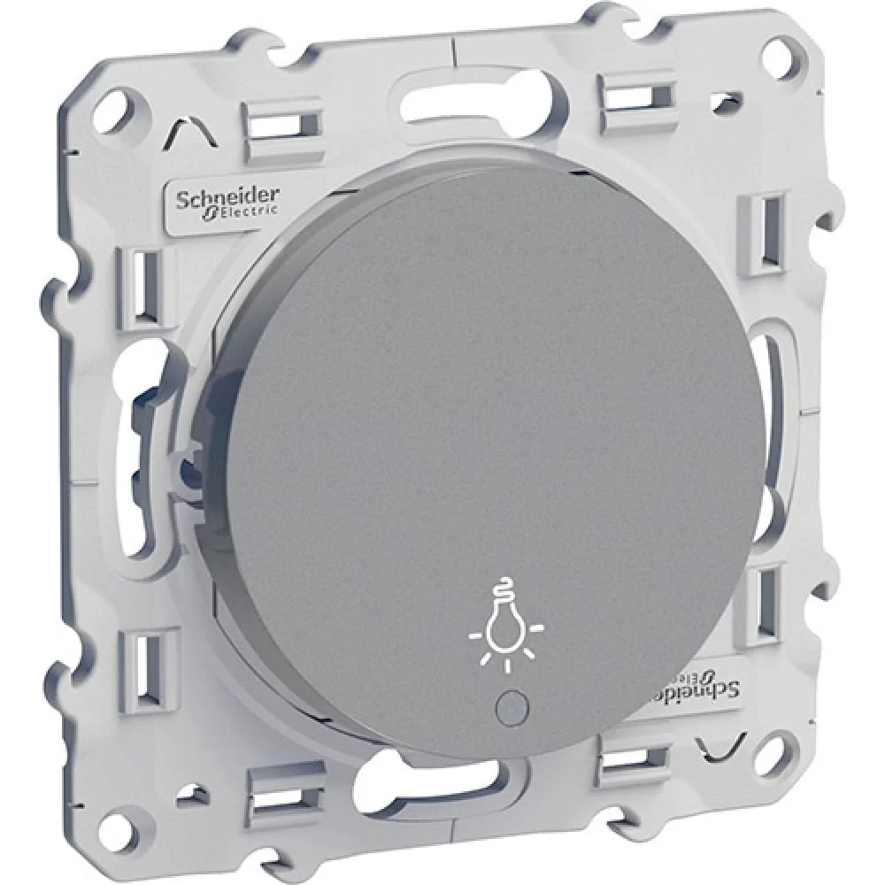 Бутон 10А Odace с глим лампа S530296 SCHNEIDER ELECTRIC
