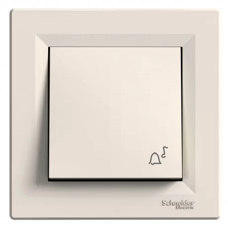 Бутон със символ звънец крема EPH0800123 SCHNEIDER ELECTRIC