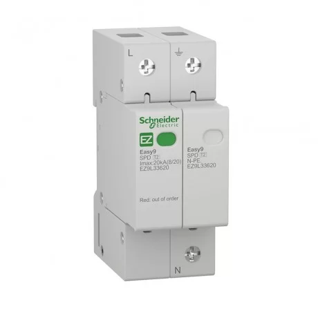 Катоден отводител Easy9 - 1P + N - 230 V - 20000 A EZ9L33620 SCHNEIDER ELECTRIC