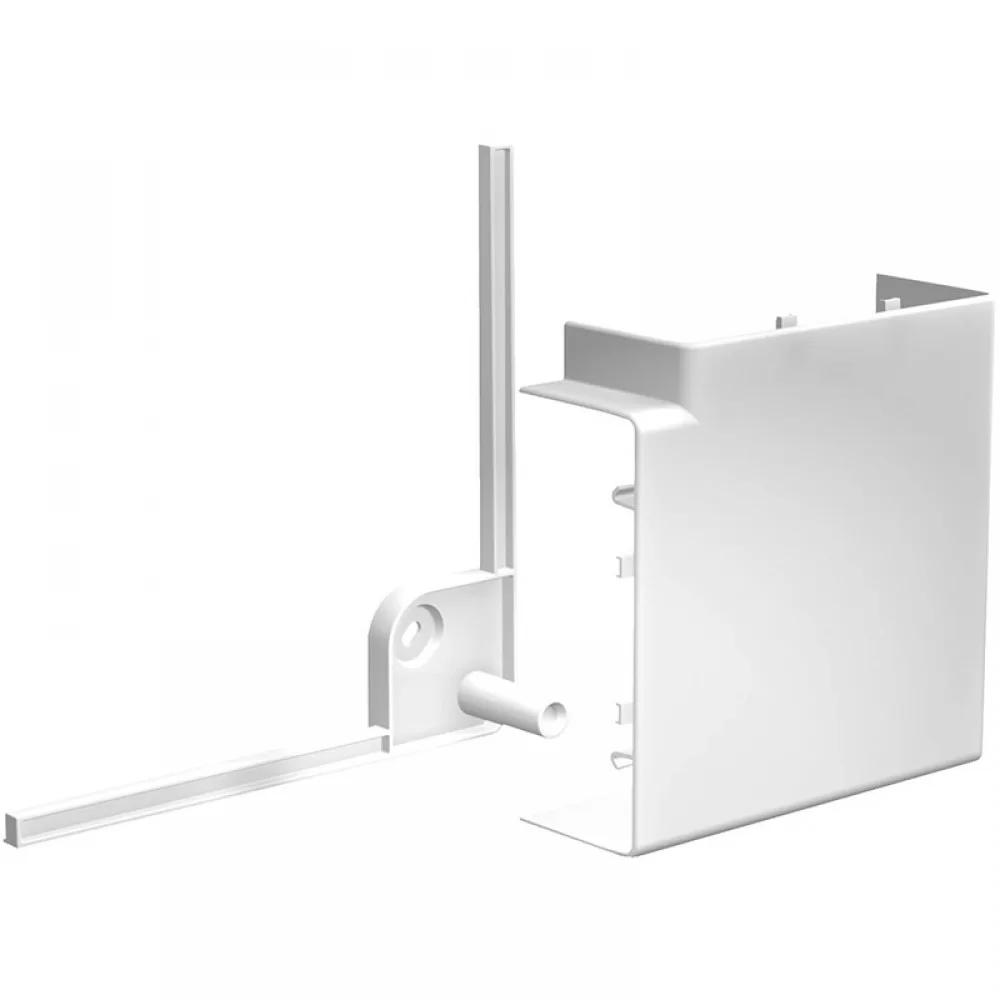 OptiLine 45  Ъглово съединение 90°  75 x 55 mm  PC/ABS  полярно бяло ISM10103P SCHNEIDER ELECTRIC