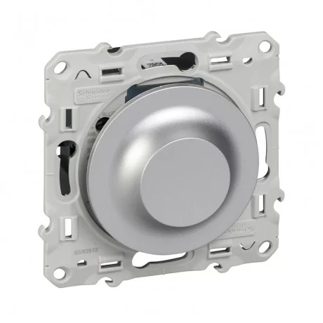 Ротативен димер Odace 4 400 VA  алуминий S530512 SCHNEIDER ELECTRIC