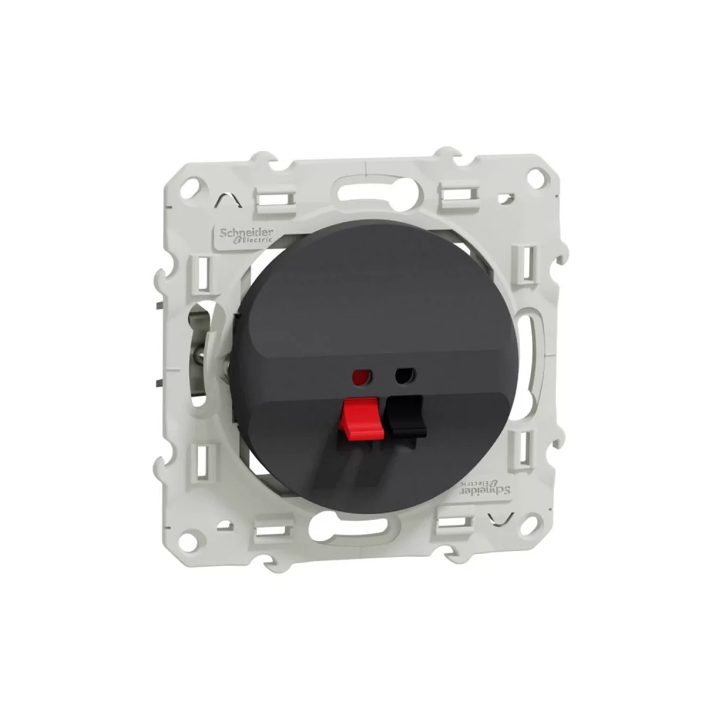 Розетка за високоговорител антрацит S540487 SCHNEIDER ELECTRIC