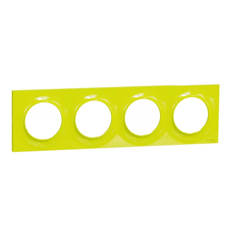Декоративна рамка  Четиримодулна H/V71  верде S520708H SCHNEIDER ELECTRIC