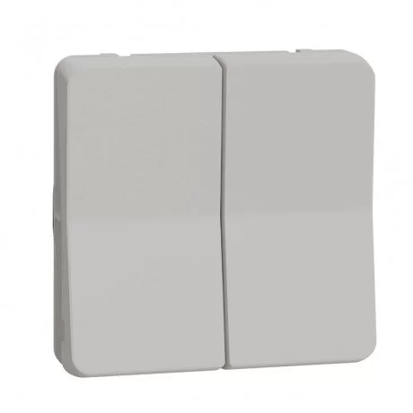 Двоен девиаторен ключ  безвинтово свъзване  бял MUR39022 SCHNEIDER ELECTRIC