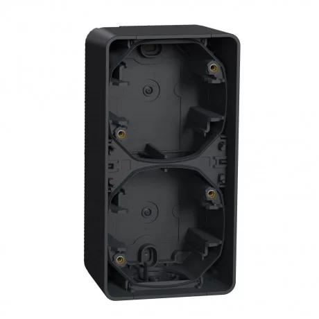 Рамка(конзола) двойна вертикална за открит монтаж антрацит MUR37912 SCHNEIDER ELECTRIC