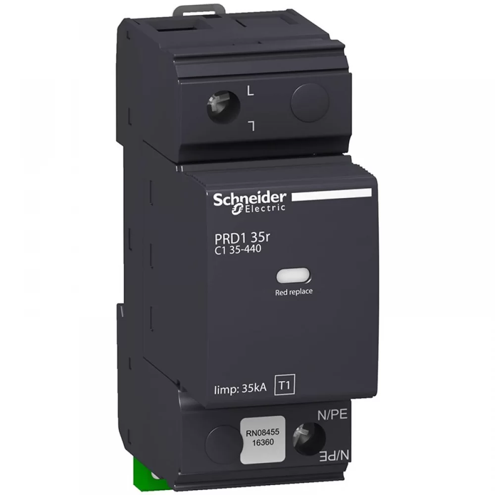 Катоден отводител - 1 полюс - 440V - с дистанционна комуникация 16649 SCHNEIDER ELECTRIC