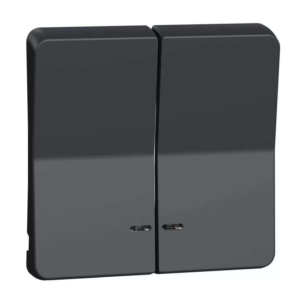 Капак двоен за ключ с прозорец за индикатор антрацит MUR34205 SCHNEIDER ELECTRIC