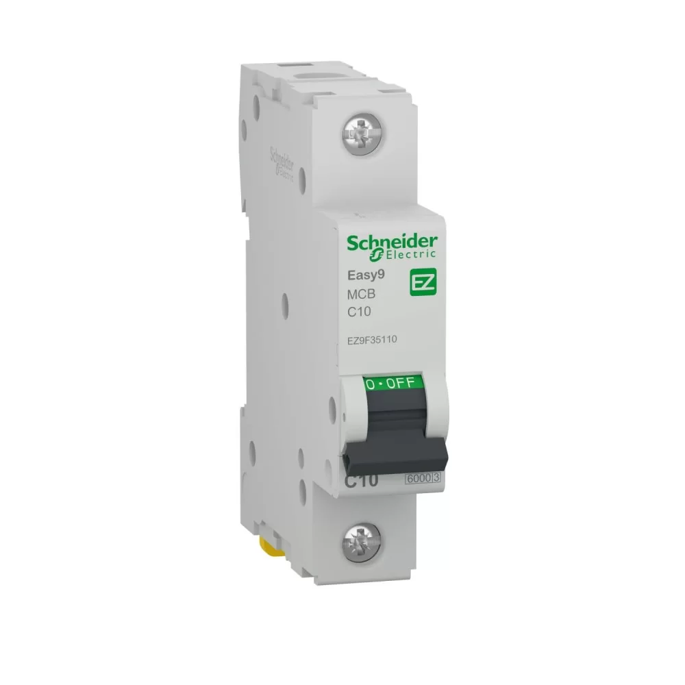 Автоматичен прекъсвач Easy 9  1P 10A крива С 6000A EZ9F35110 SCHNEIDER ELECTRIC