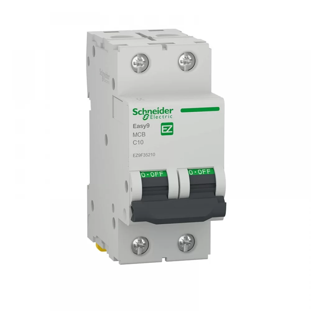 Автоматичен прекъсвач Easy 9  2P 10A крива С 6000A EZ9F35210 SCHNEIDER ELECTRIC