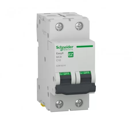Автоматичен прекъсвач Easy 9  2P 10A крива С 6000A EZ9F35210 SCHNEIDER ELECTRIC