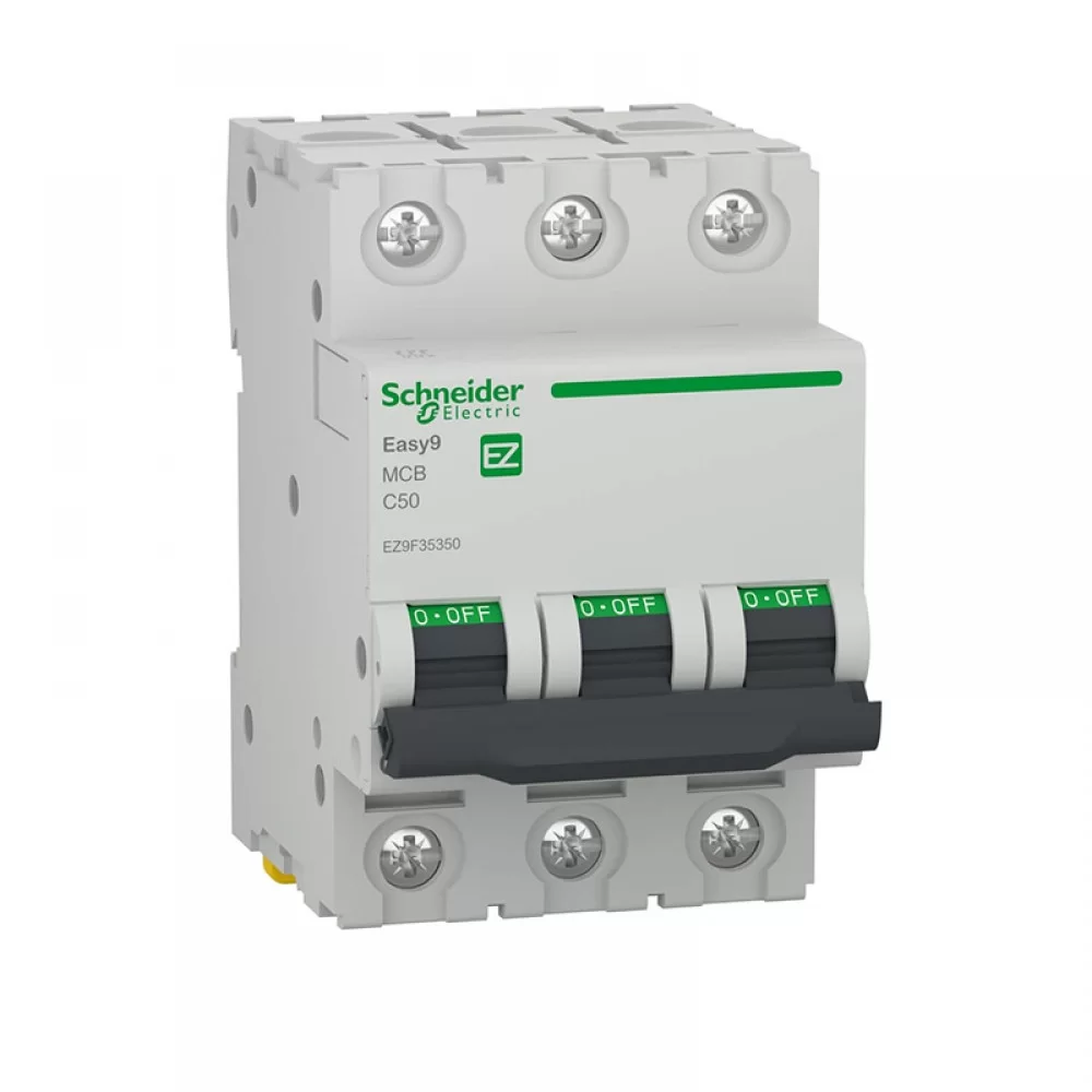 Автоматичен прекъсвач Easy 9  3P 50A крива С 6000A EZ9F35350 SCHNEIDER ELECTRIC