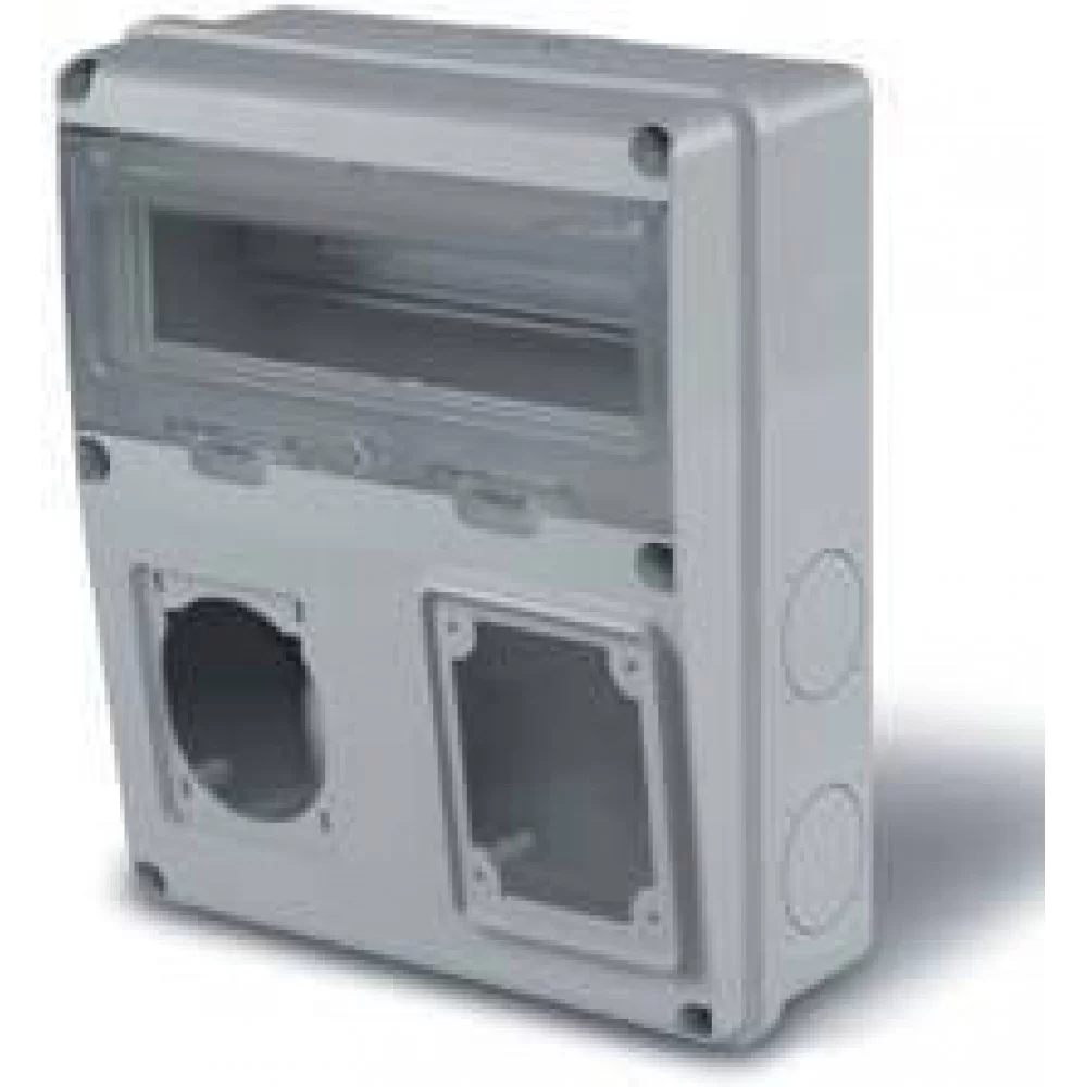 Табло за индустриални контакти и DIN модули IP55, UV, серия Enerbox /11 DIN, 1х16-32A и 1х63A/ Scame 633.2026