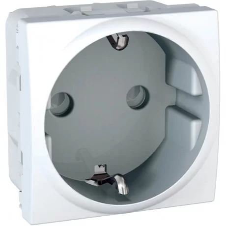 Контакт Шуко със Защита бял (механизъм) MGU3.037.18 SCHNEIDER ELECTRIC