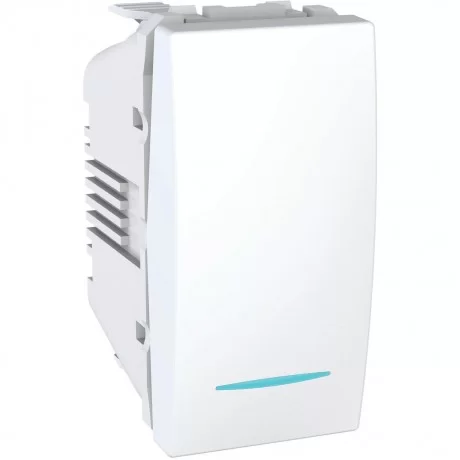 Единичен ключ бял (механизъм)  MGU3.101.18N SCHNEIDER ELECTRIC