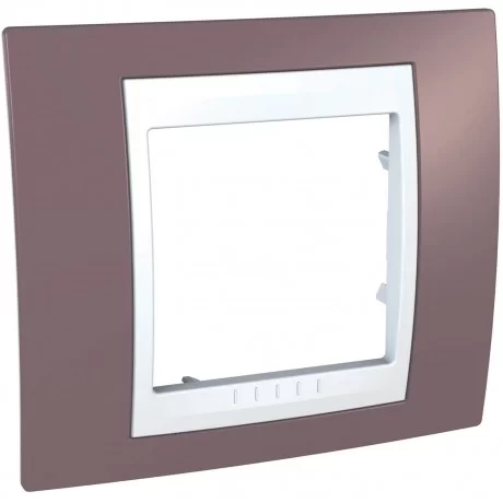 Декоративна рамка Unica Plus единична бледоморав/бял MGU6.002.876 SCHNEIDER ELECTRIC