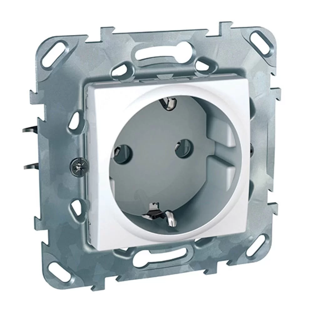 Контакт Шуко бял (механизъм+монт. рамка) MGU50.036.18Z SCHNEIDER ELECTRIC