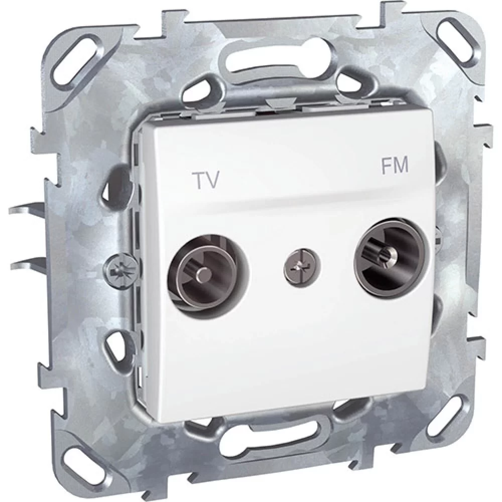 TV / FM излаз бял (механизъм+монт. рамка) MGU50.451.18Z SCHNEIDER ELECTRIC