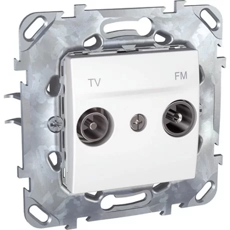 TV / FM излаз бял (механизъм+монт. рамка) MGU50.451.18Z SCHNEIDER ELECTRIC