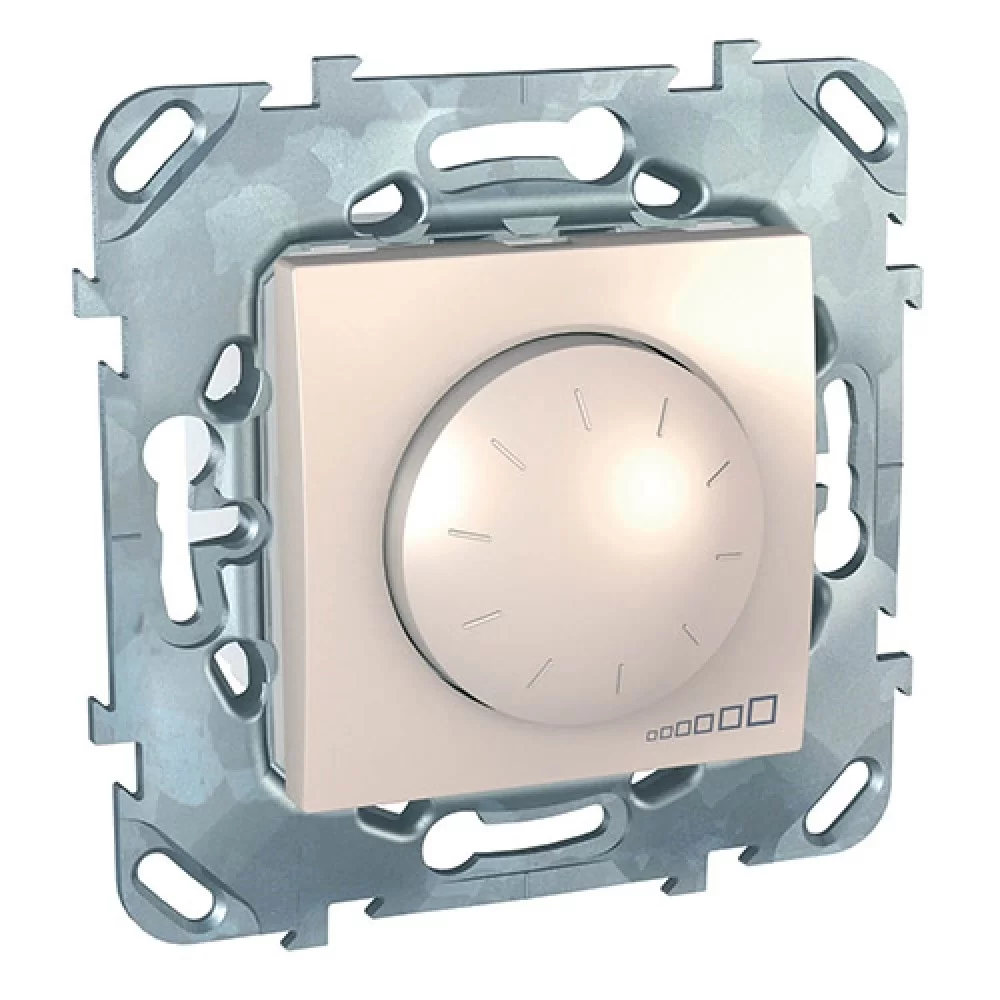 Ротативен димер 40 1000 W слонова кост (механизъм+монт. рамка) MGU5.512.25ZD SCHNEIDER ELECTRIC