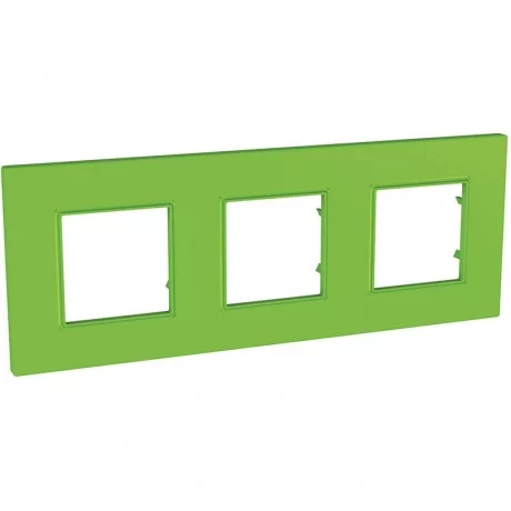 Декоративна рамка Unica Quadro тройна био MGU4.706.28 SCHNEIDER ELECTRIC