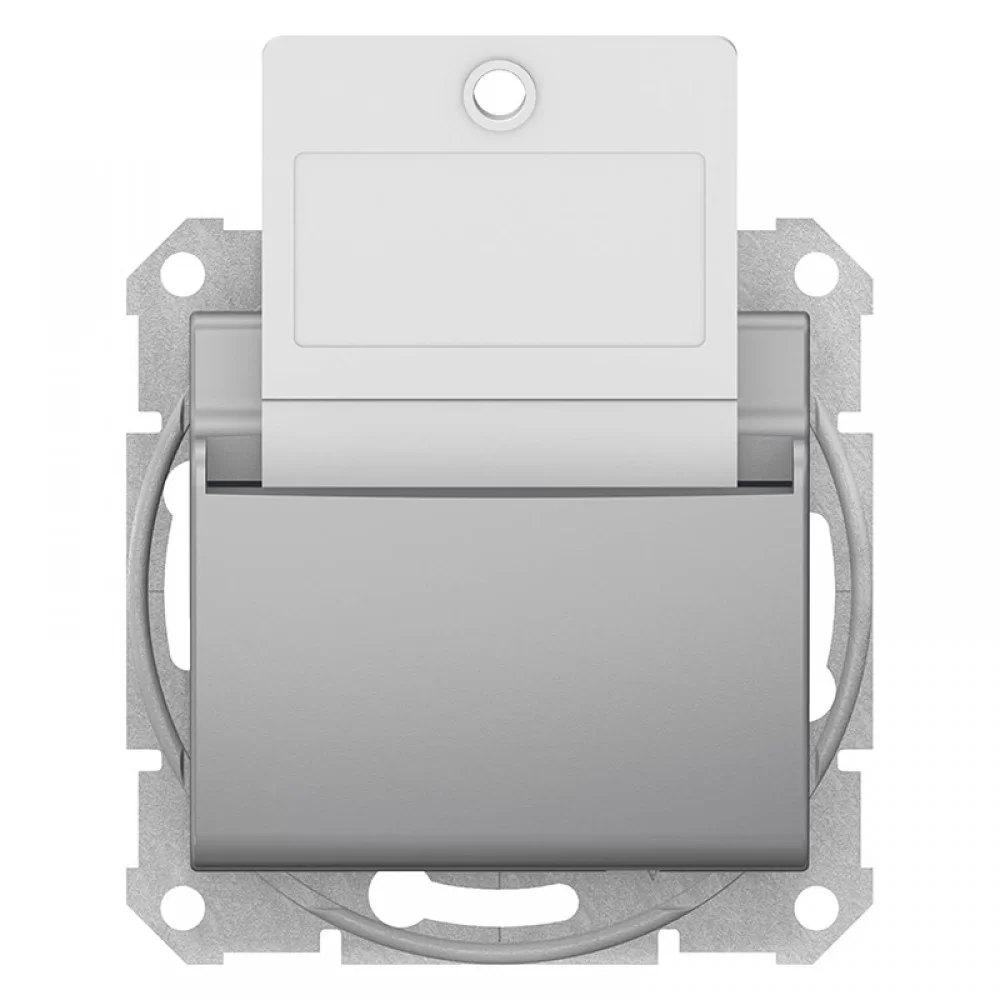 Ключ карта алуминий (механизъм+монт. рамка) SDN1900160 SCHNEIDER ELECTRIC