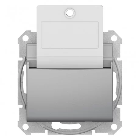 Ключ карта алуминий (механизъм+монт. рамка) SDN1900160 SCHNEIDER ELECTRIC