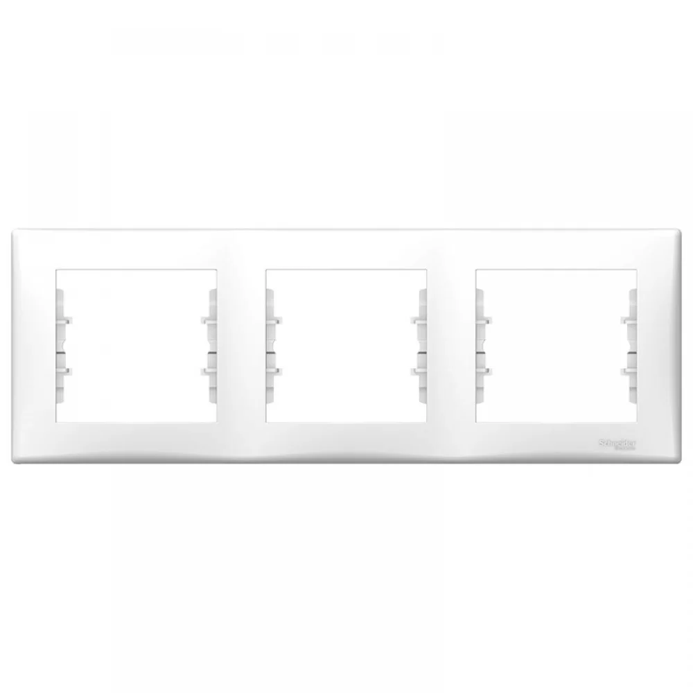 Декоративна рамка тройна бяла  SDN5800521 SCHNEIDER ELECTRIC