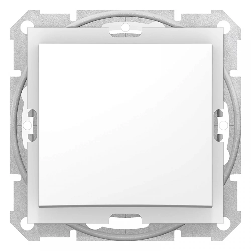 Девиаторен ключ IP44 бял (механизъм+монтажна рамка) SDN0400521 SCHNEIDER ELECTRIC