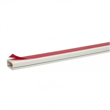 Инсталационен канал 20 x 10mm PVC със самозалепваща лента, 1 отделение, бял ETK20910 SCHNEIDER ELECTRIC