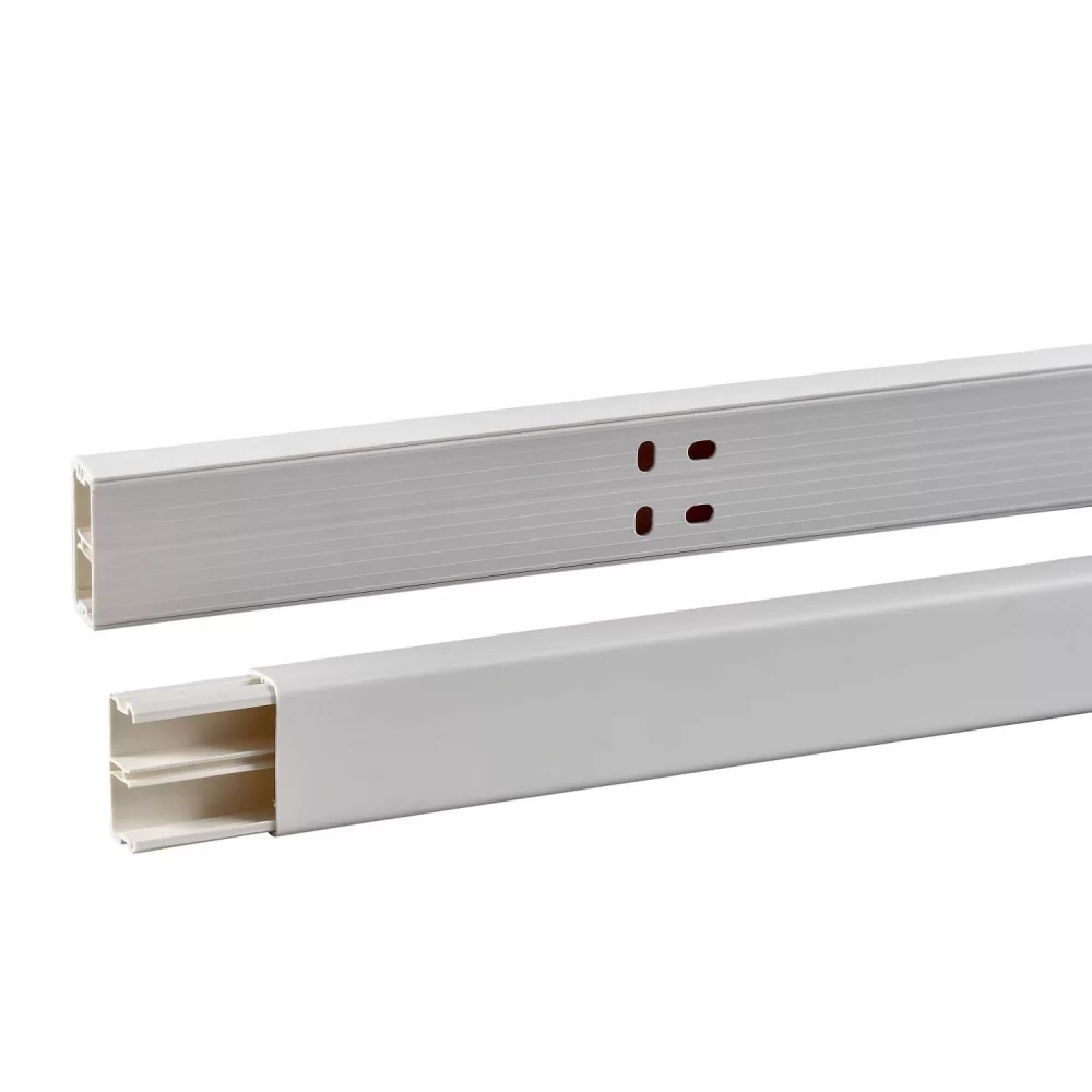 Инсталационен канал 40 x 17 mm PVC, 2 отделения, бял ETK40017 SCHNEIDER ELECTRIC
