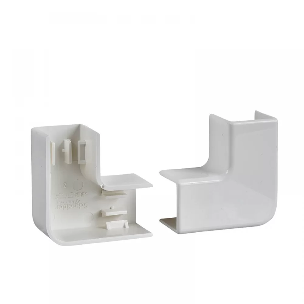 Капак колянов за канал 90° 40 x 17 mm, бял ETK40040 SCHNEIDER ELECTRIC